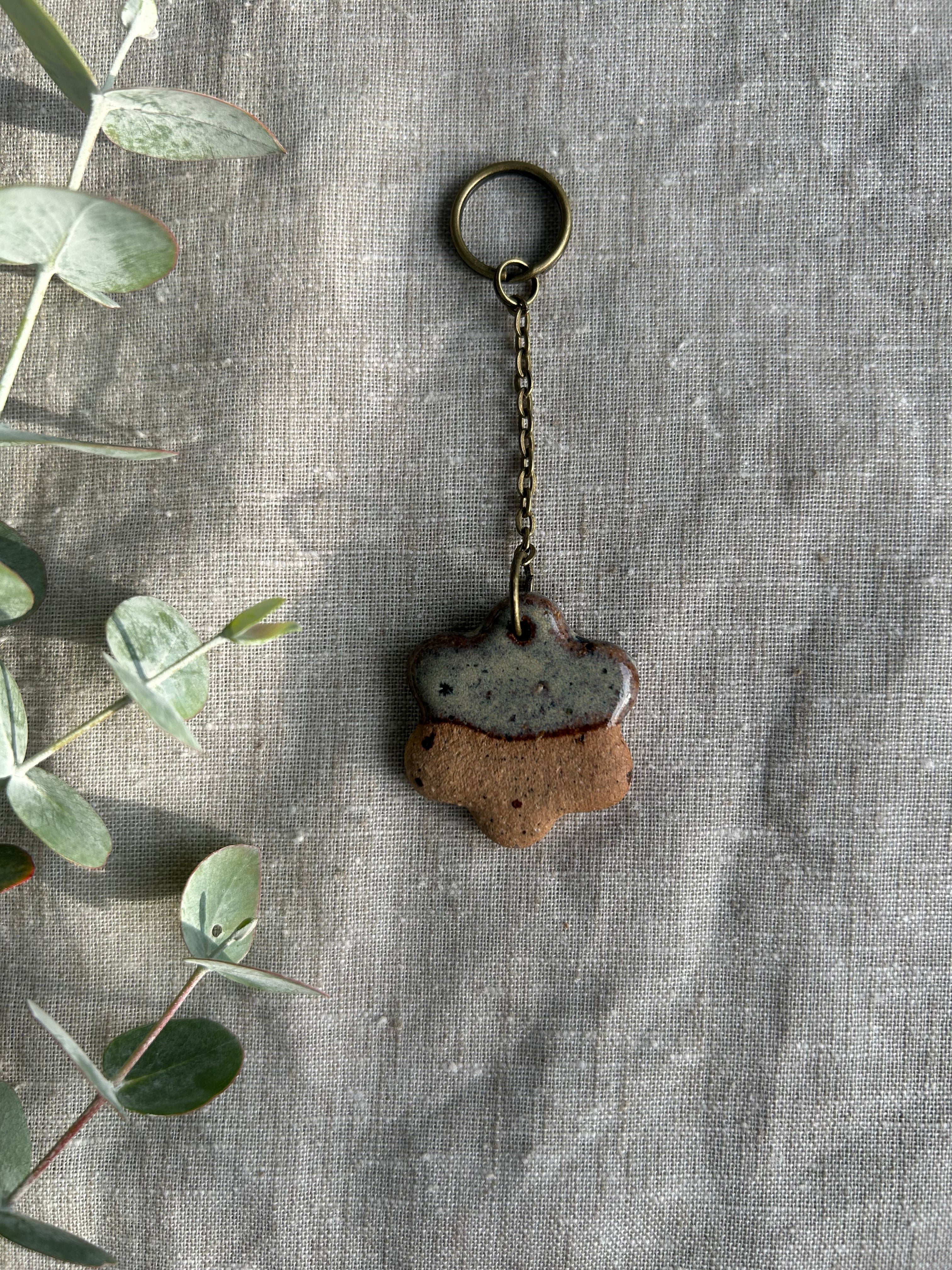 Handmade Key Ring - Flower