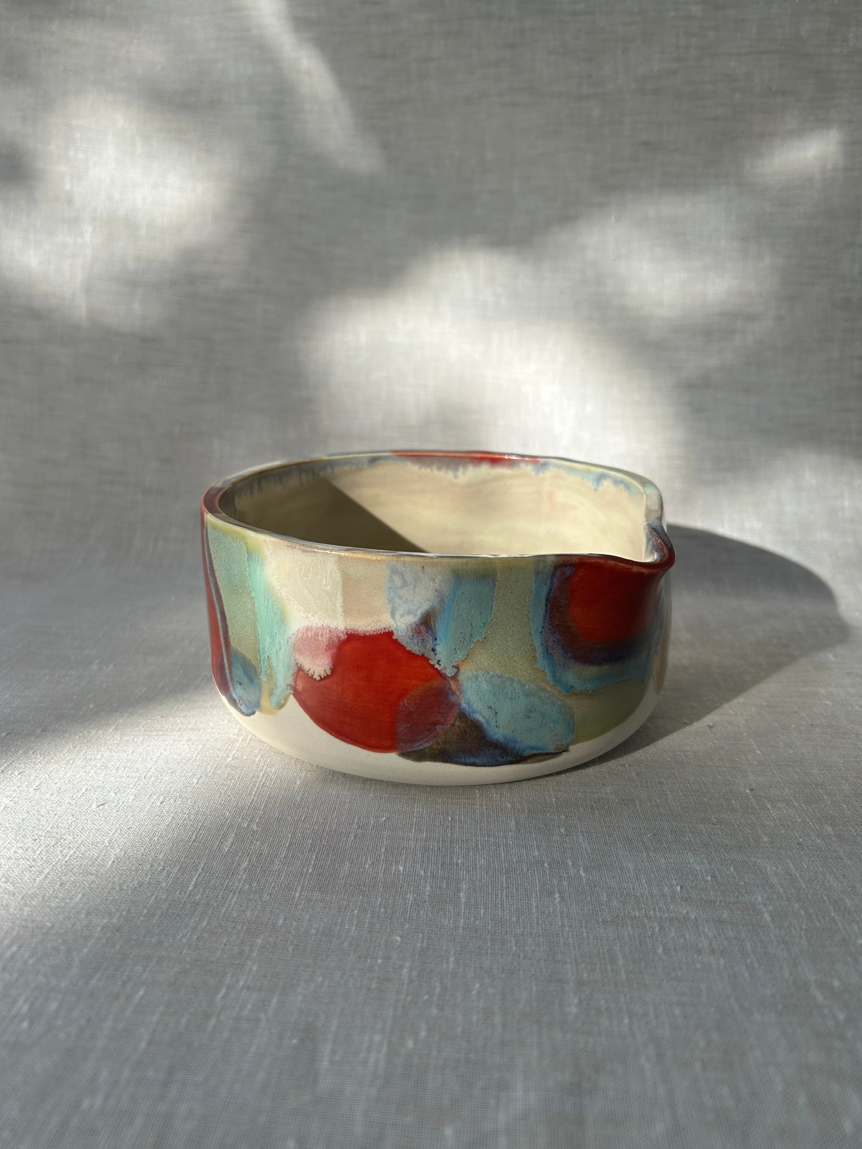 Dappled Matcha Bowl