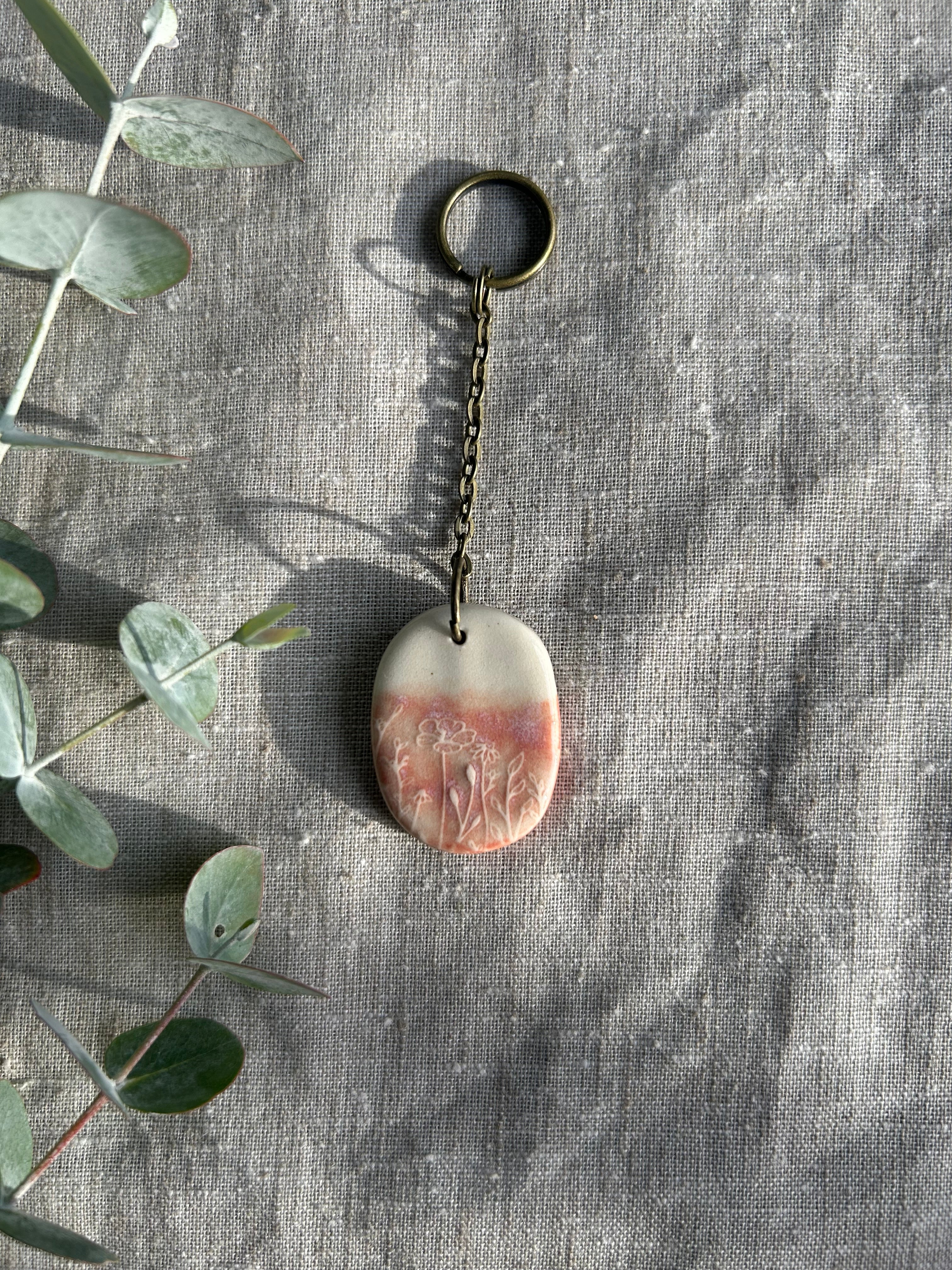 Handmade Key Ring - Oval