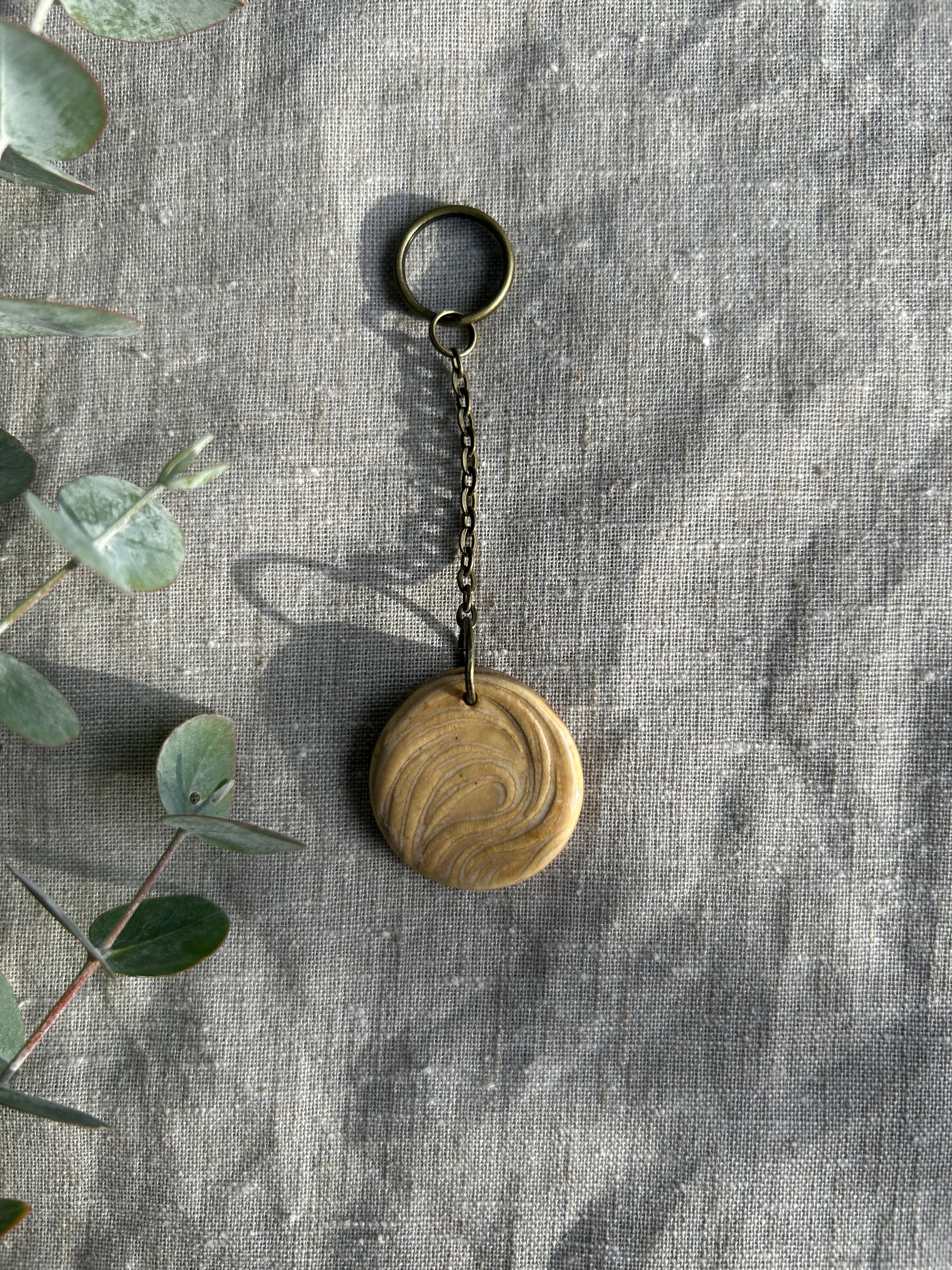 Handmade Key Ring - Waves