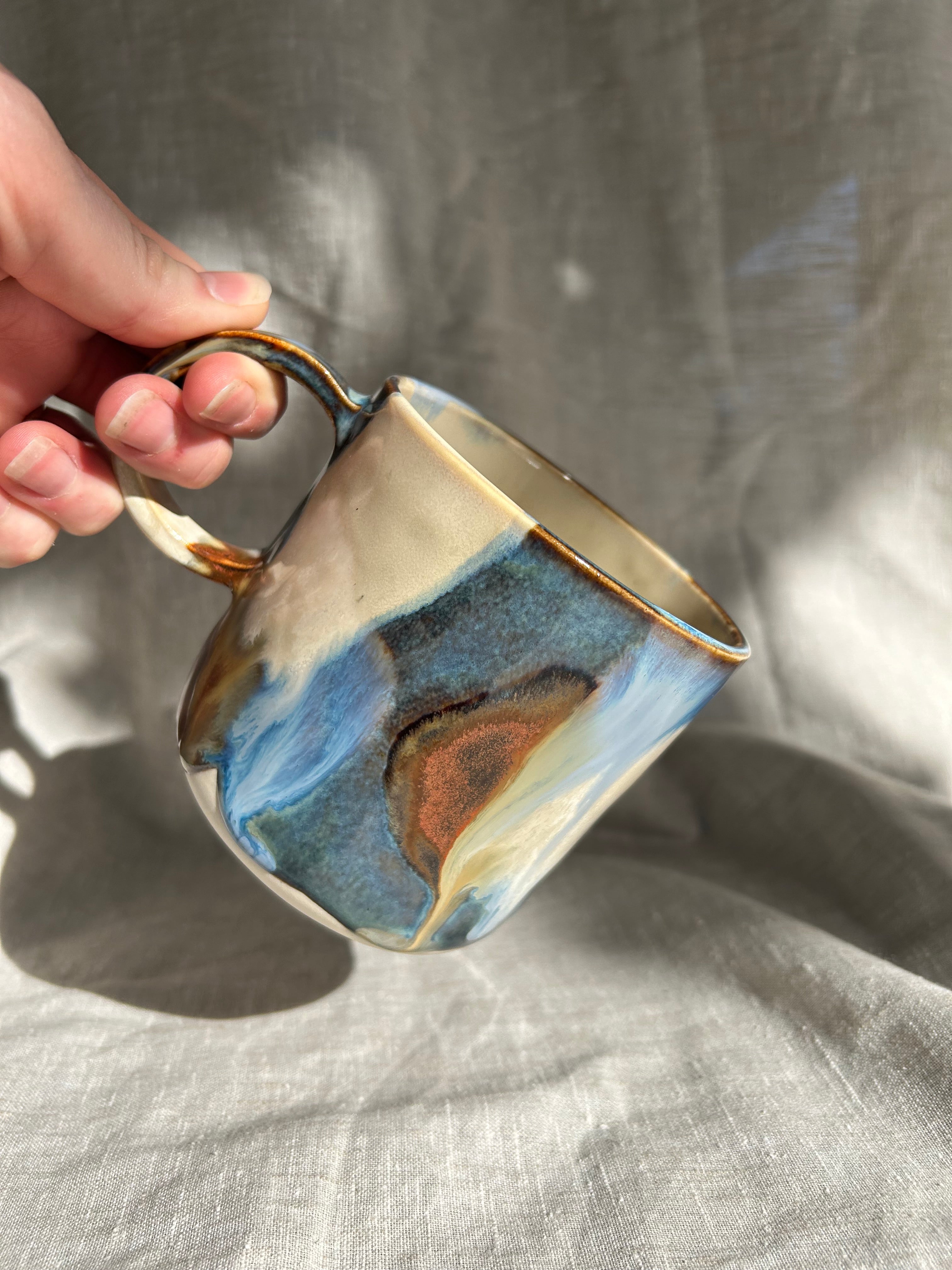 Denim Mug
