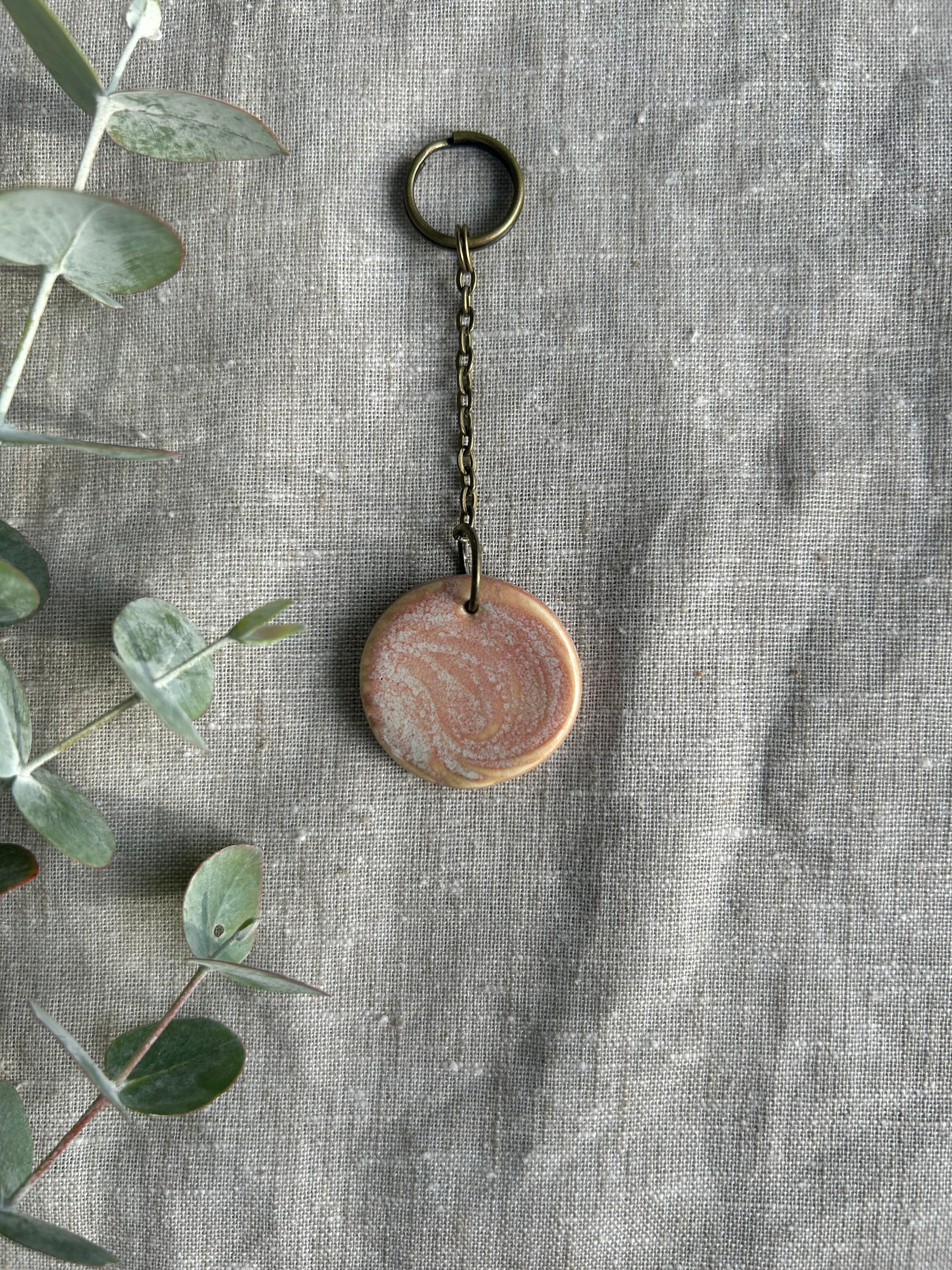 Handmade Key Ring - Waves