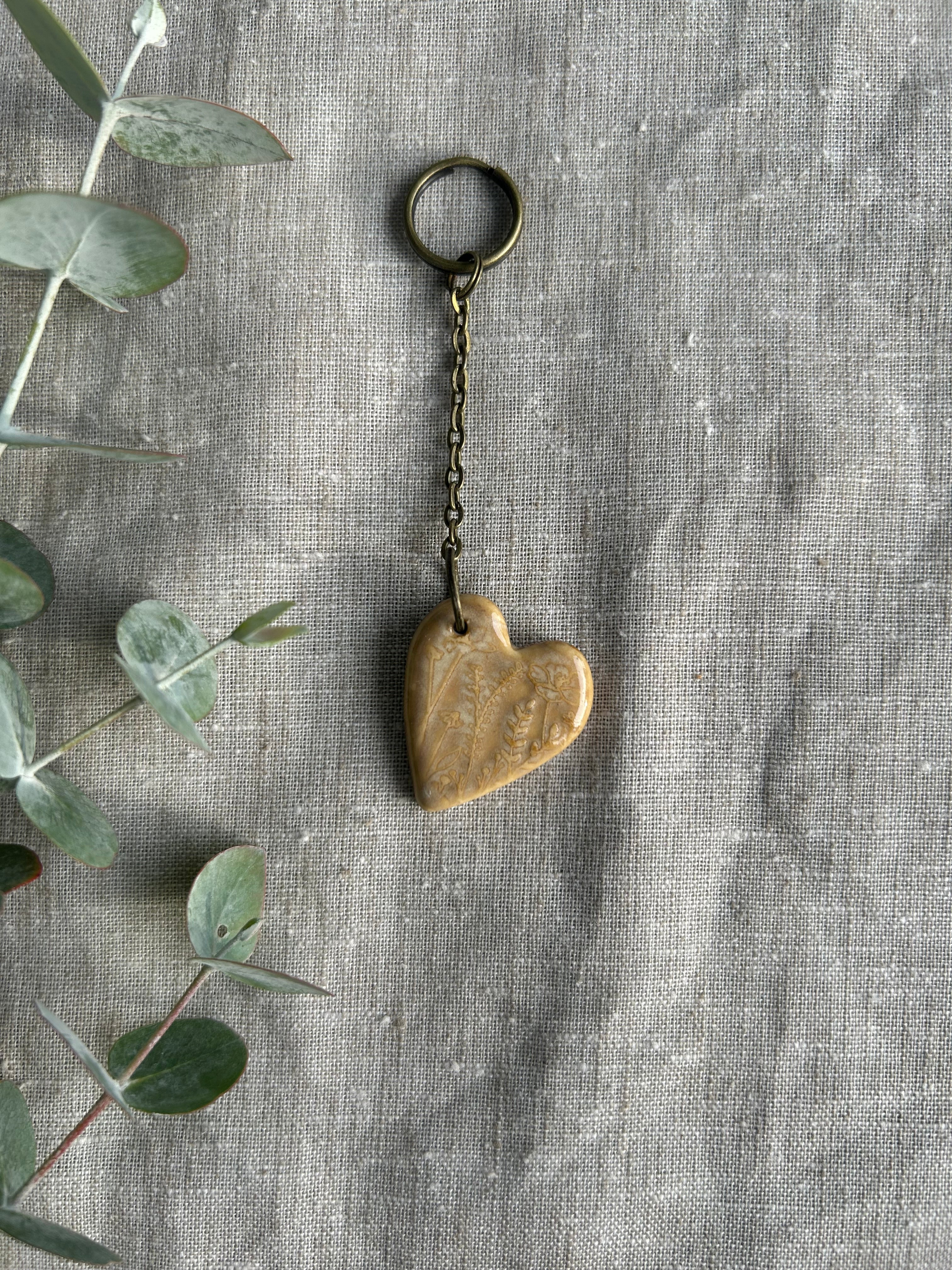 Handmade Key Ring - Heart