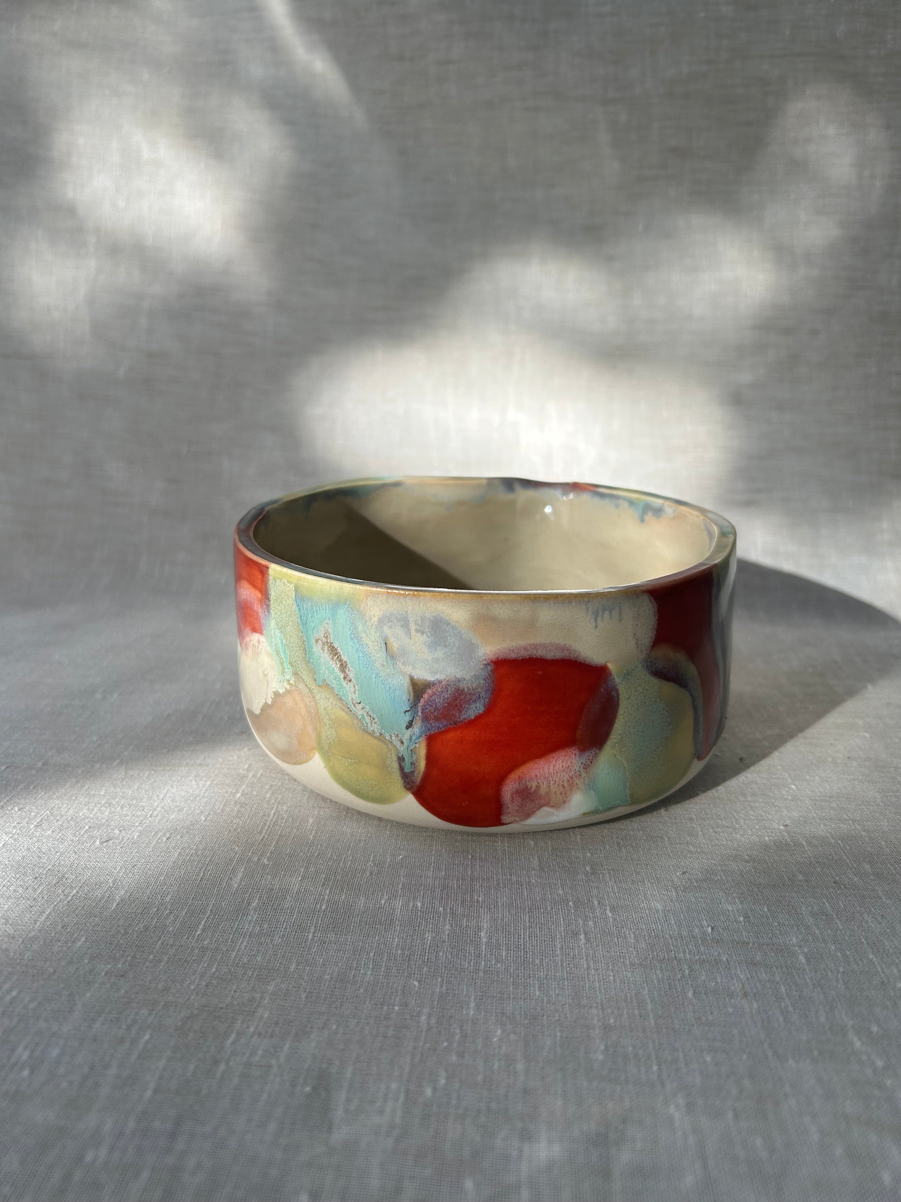 Dappled Matcha Bowl