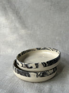 Marbled Round Deep Plate Set - Snack