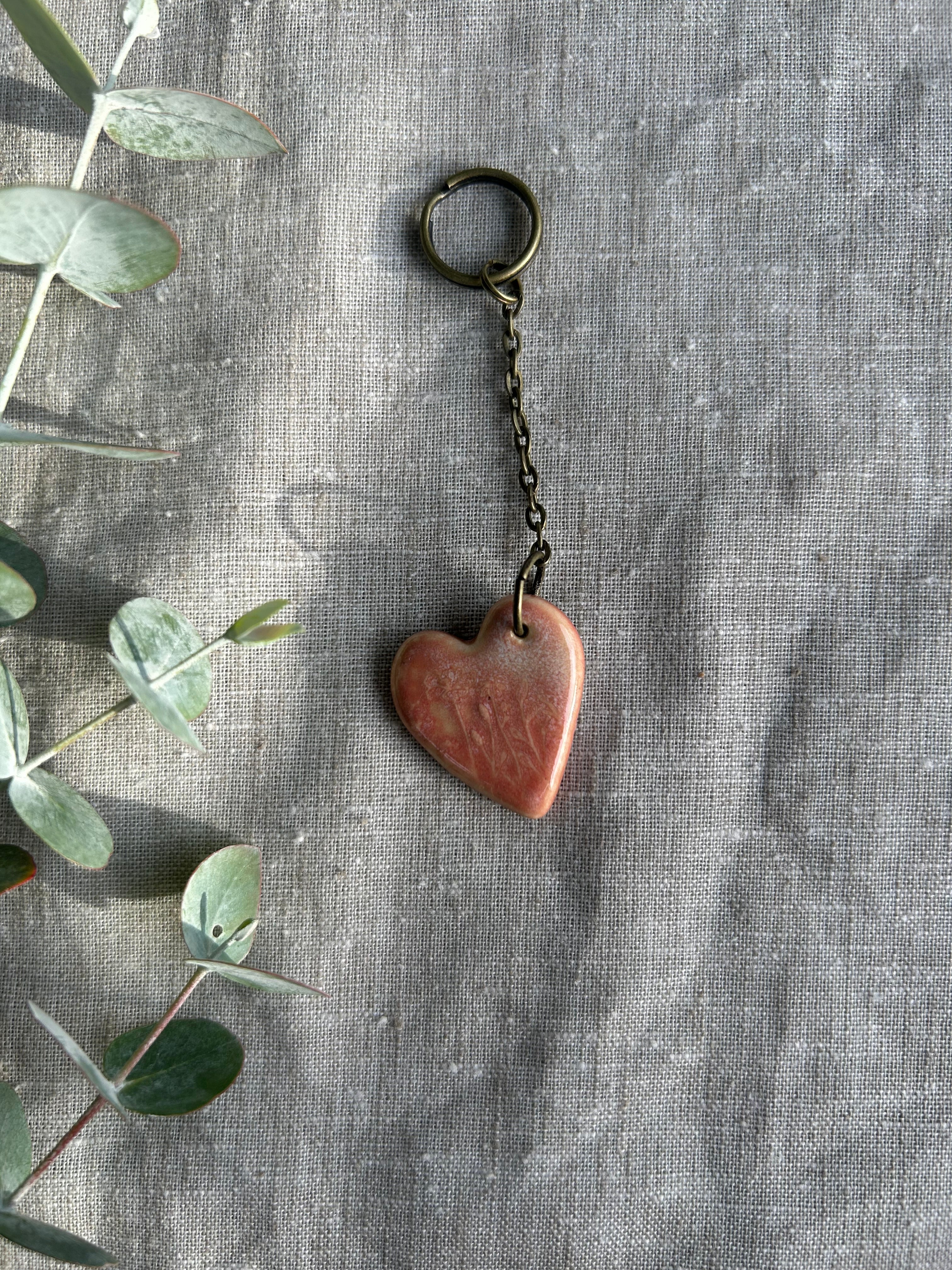 Handmade Key Ring - Heart