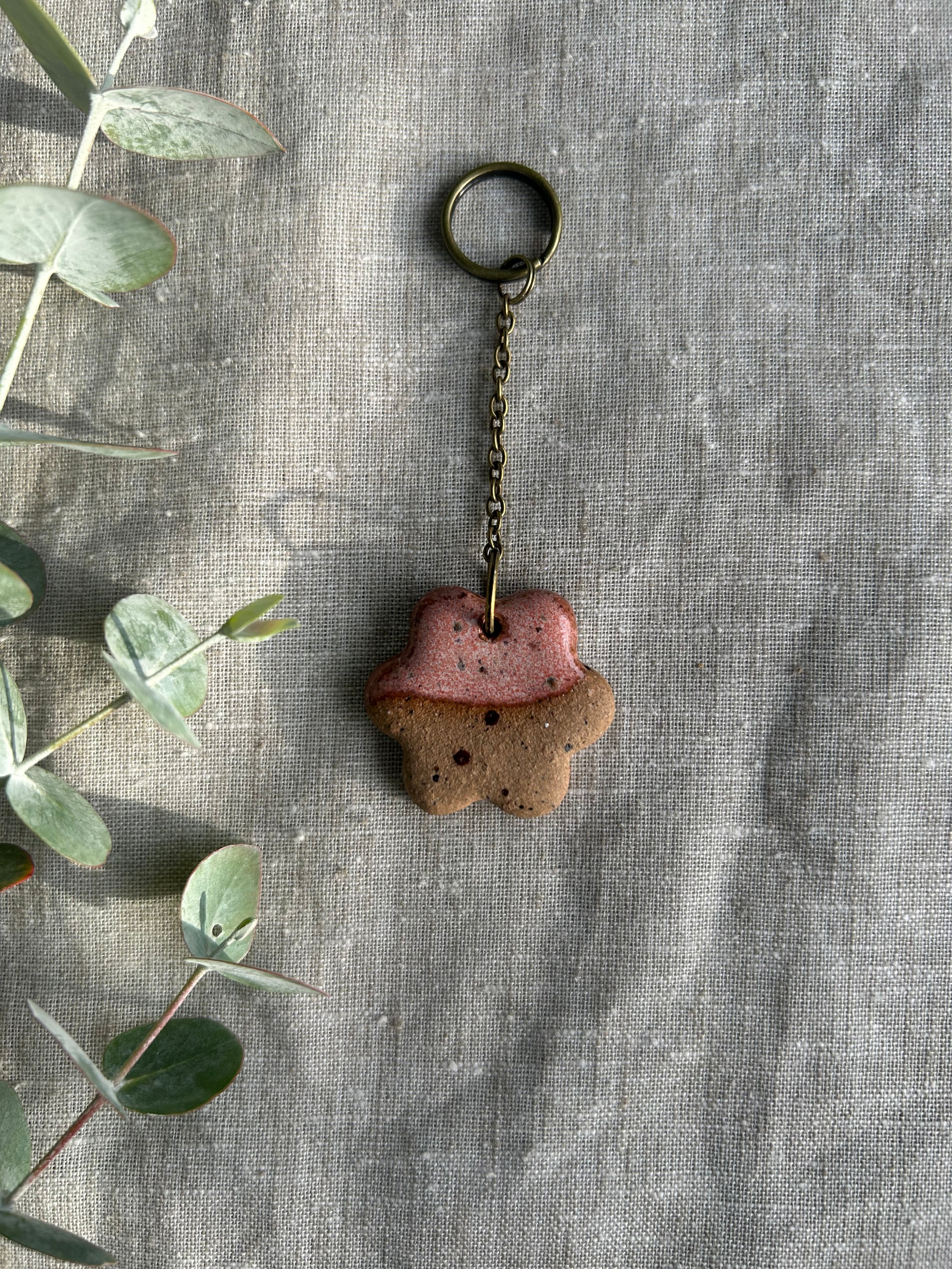 Handmade Key Ring - Flower