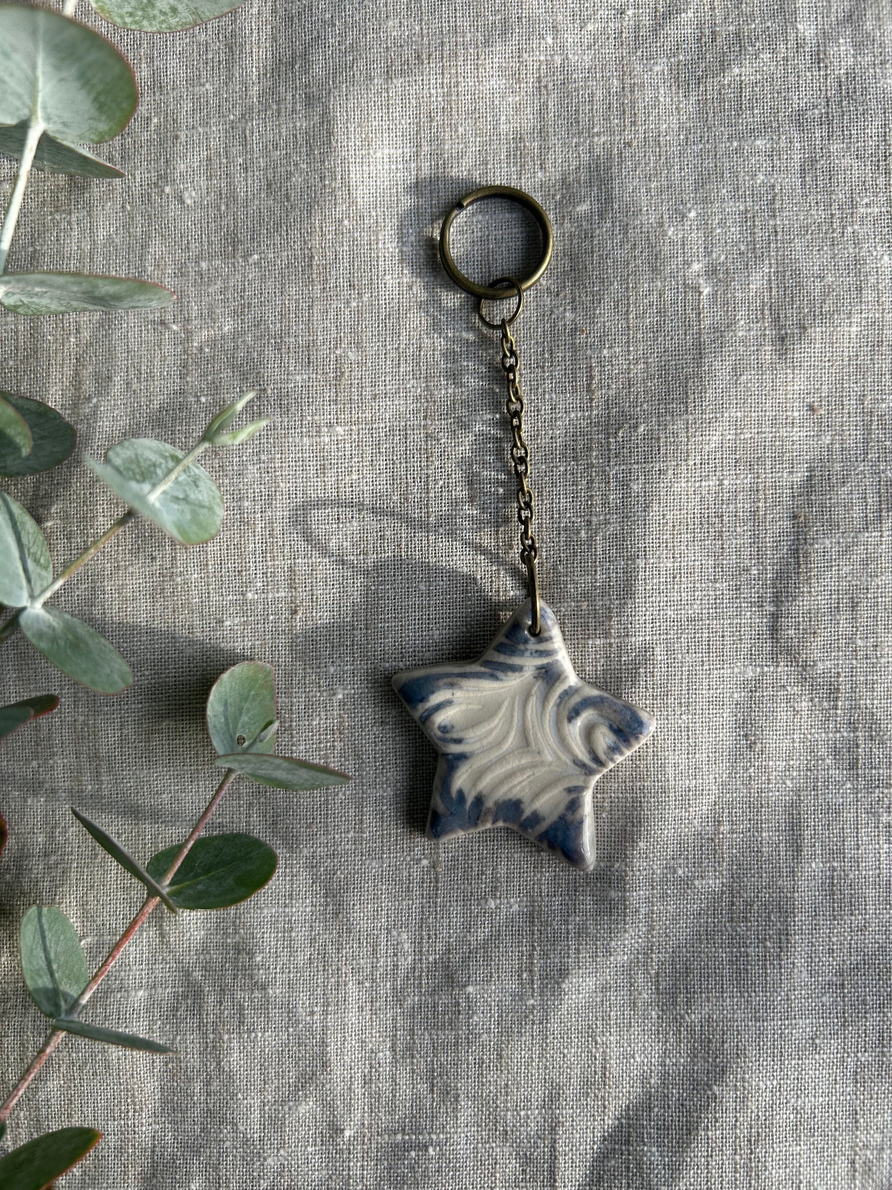 Handmade Key Ring - Star