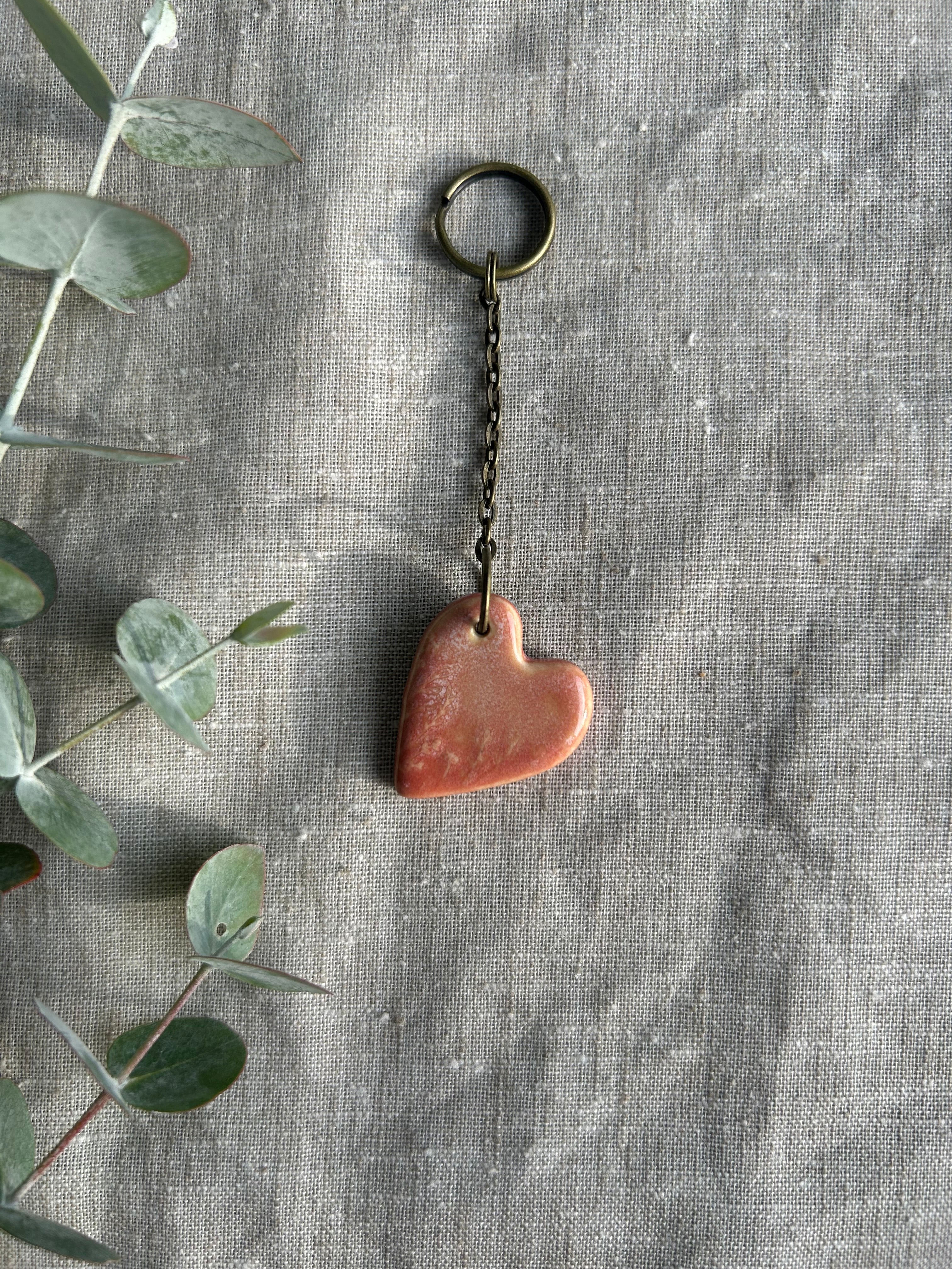 Handmade Key Ring - Heart