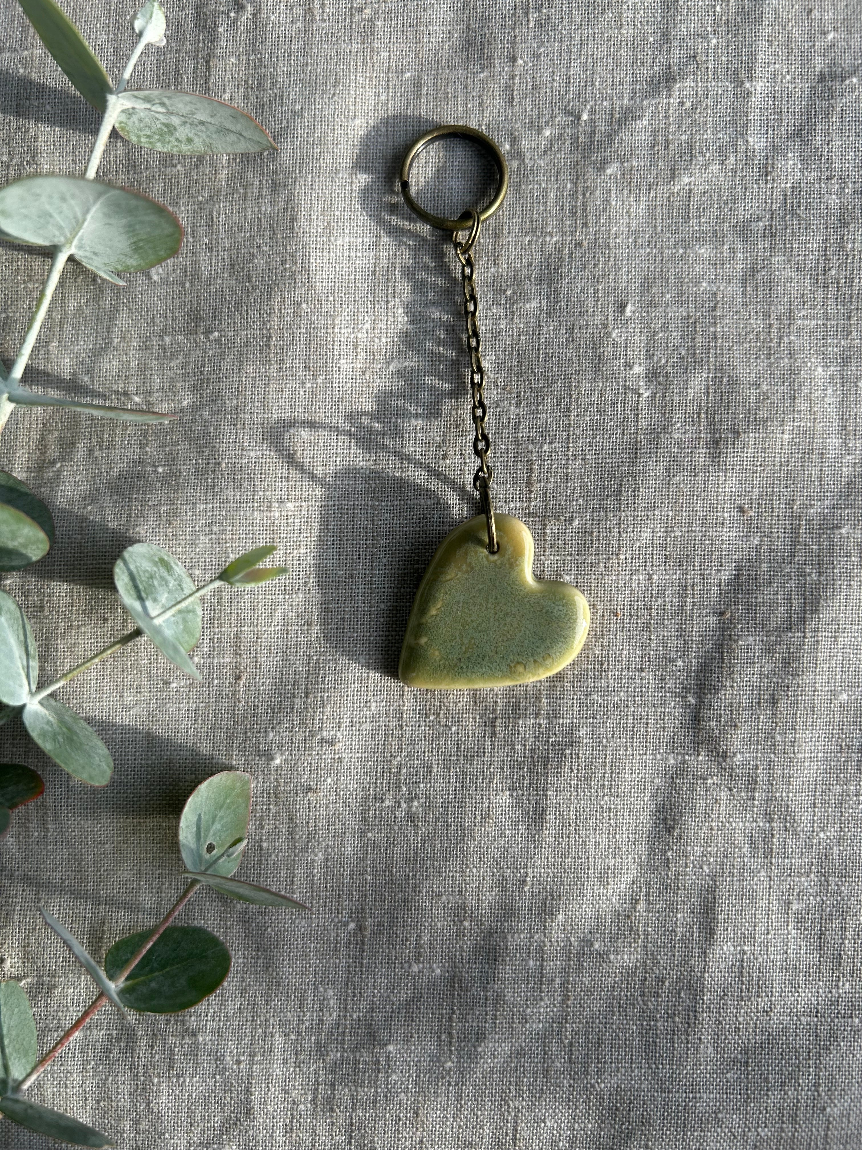Handmade Key Ring - Heart