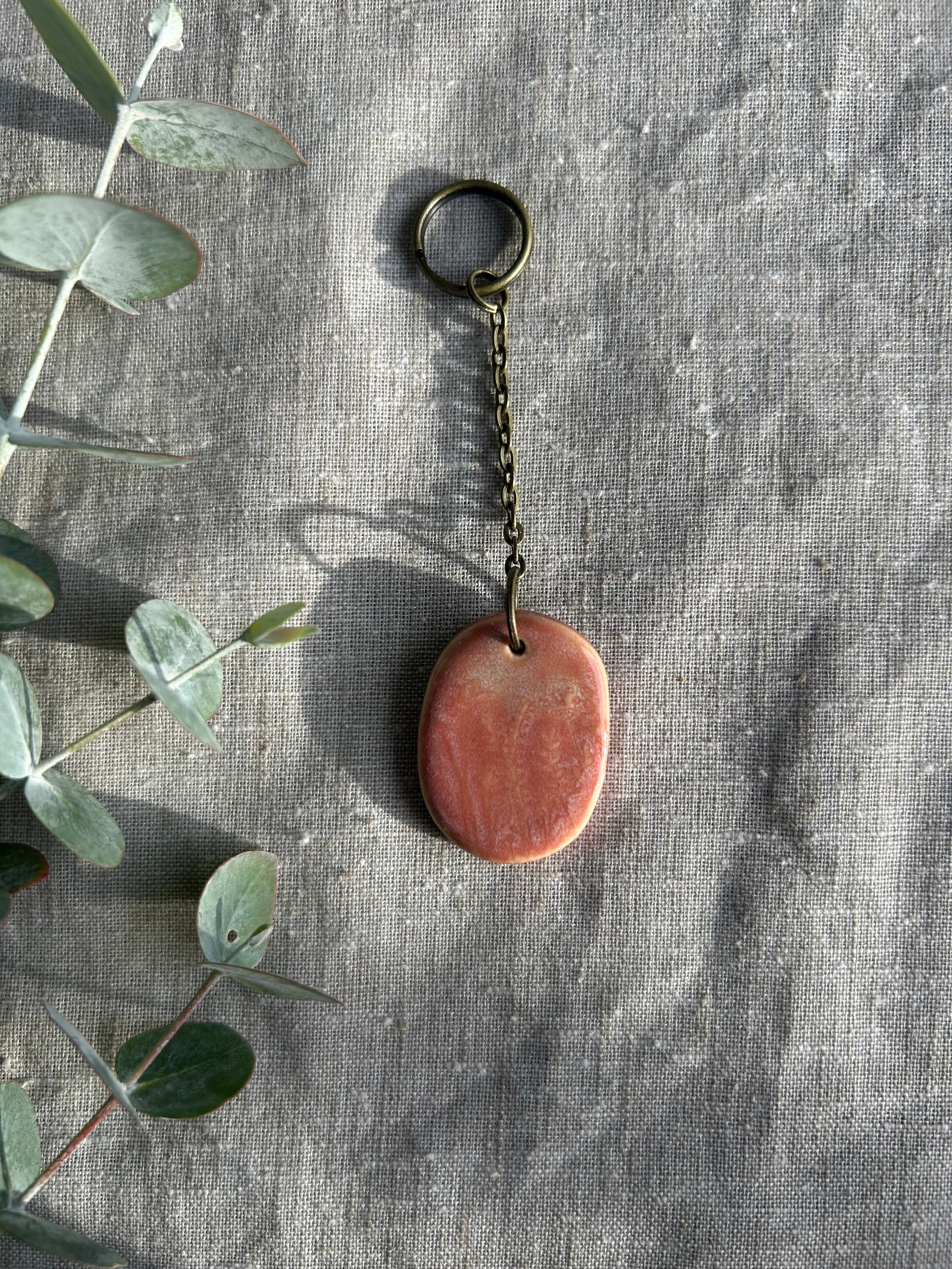Handmade Key Ring - Oval