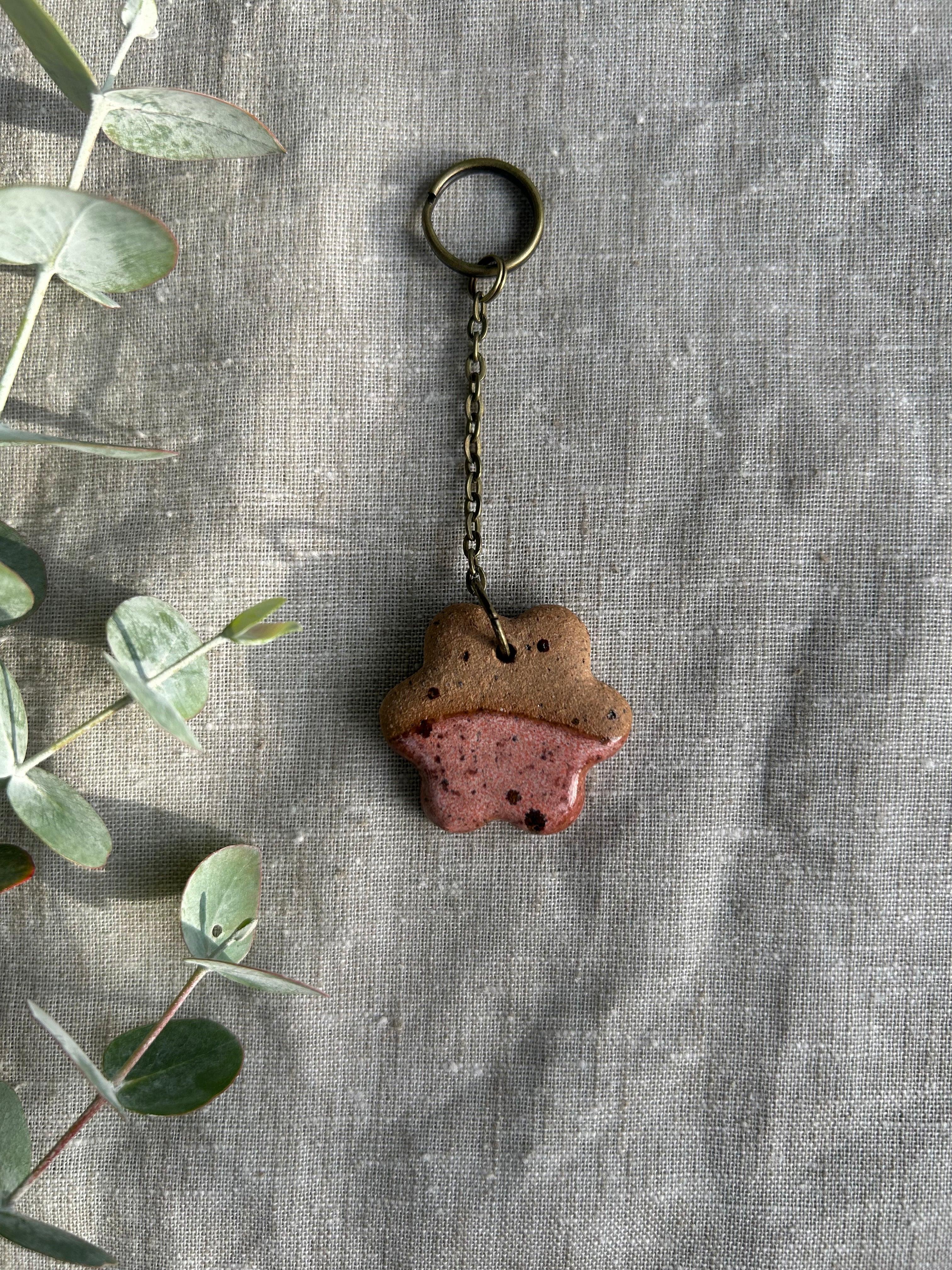 Handmade Key Ring - Flower