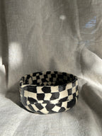Checkered Matcha Bowl
