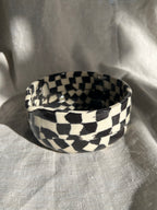 Checkered Matcha Bowl