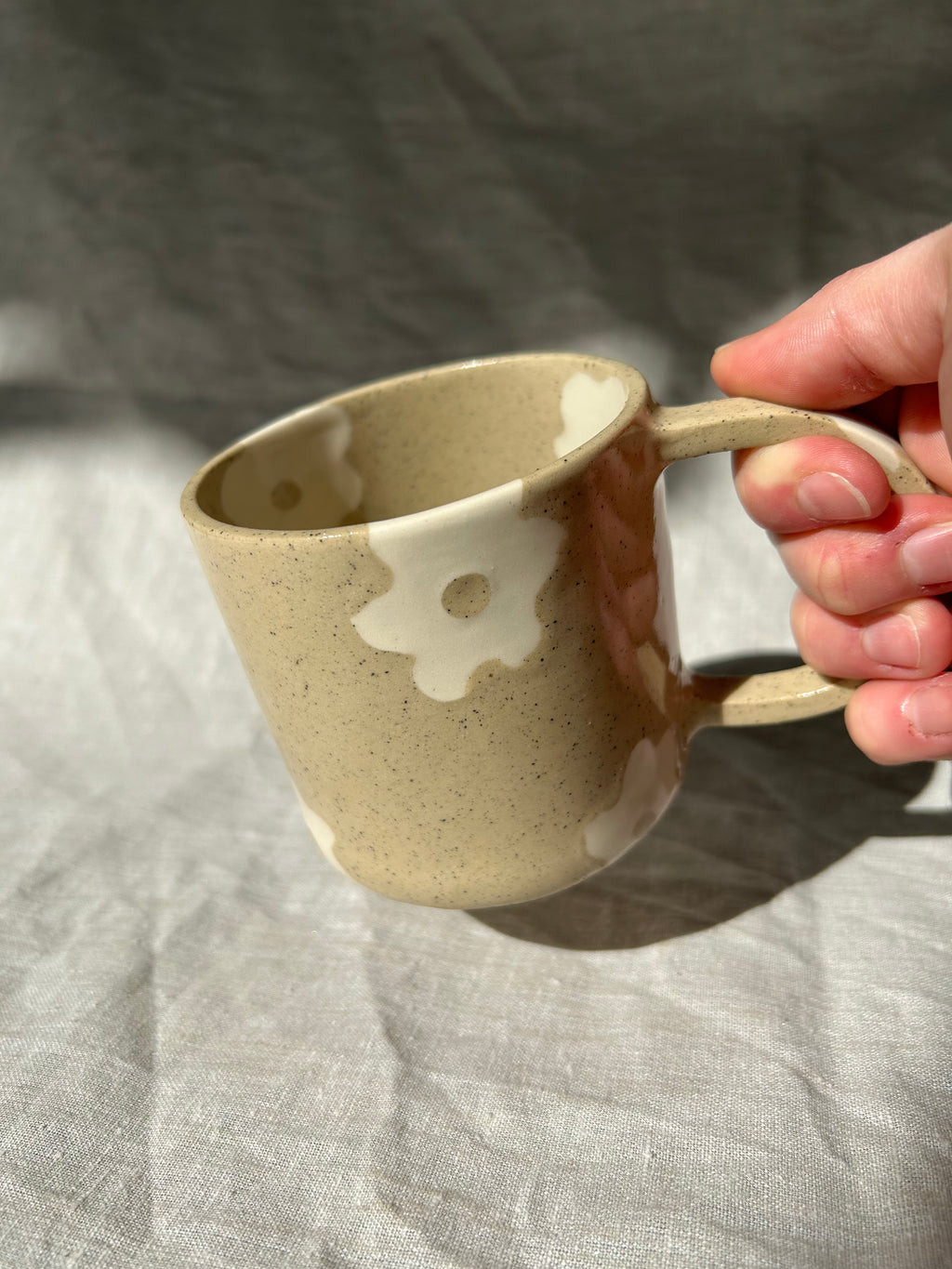 Nerikomi Flower Mug