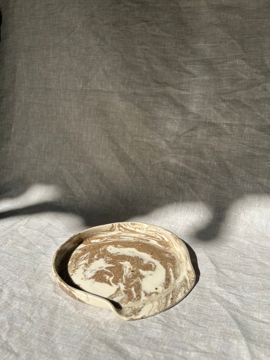 Nerikomi Marble Spoon Rest - Lrg