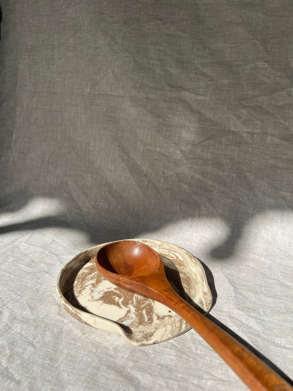 Nerikomi Marble Spoon Rest - Lrg