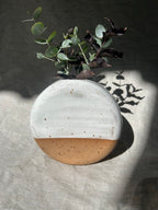 Round Vase - White