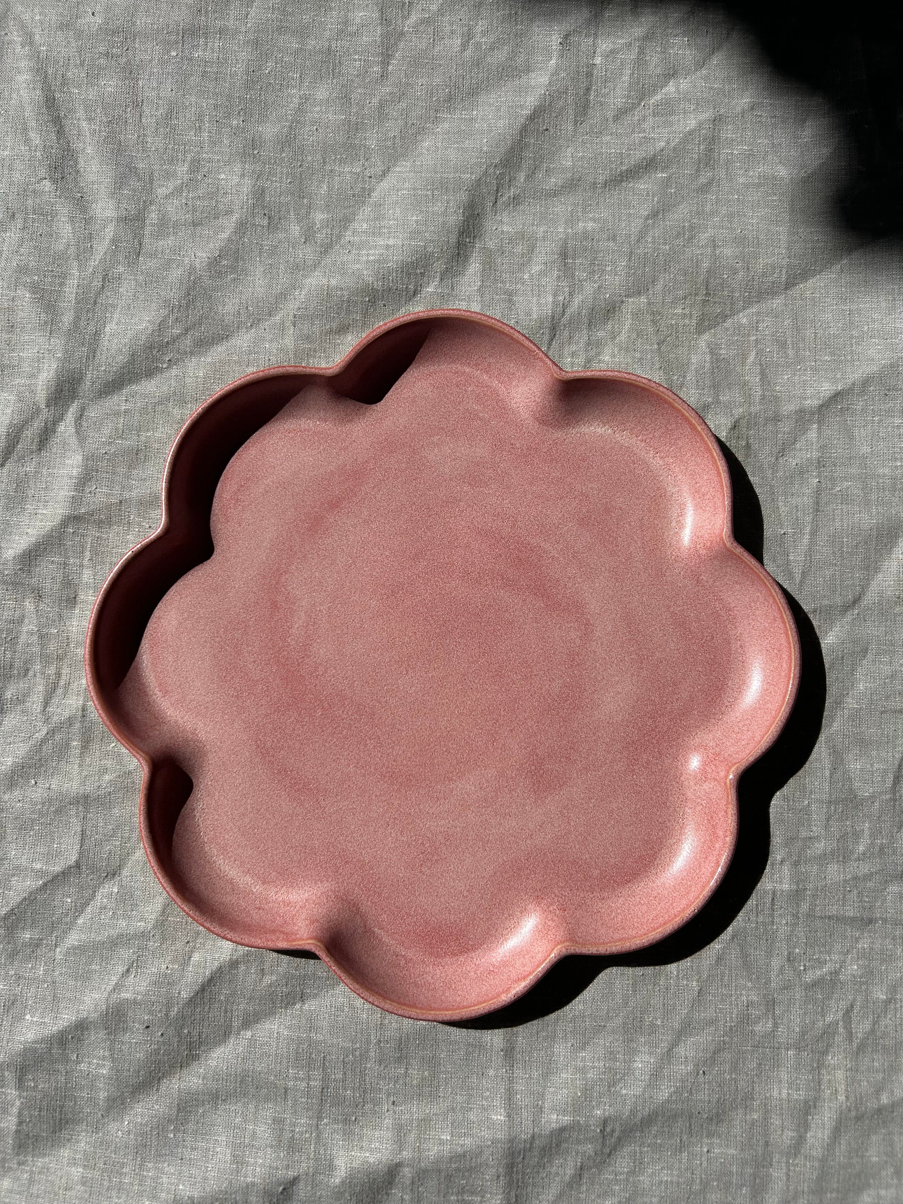 Flower Serving Platter