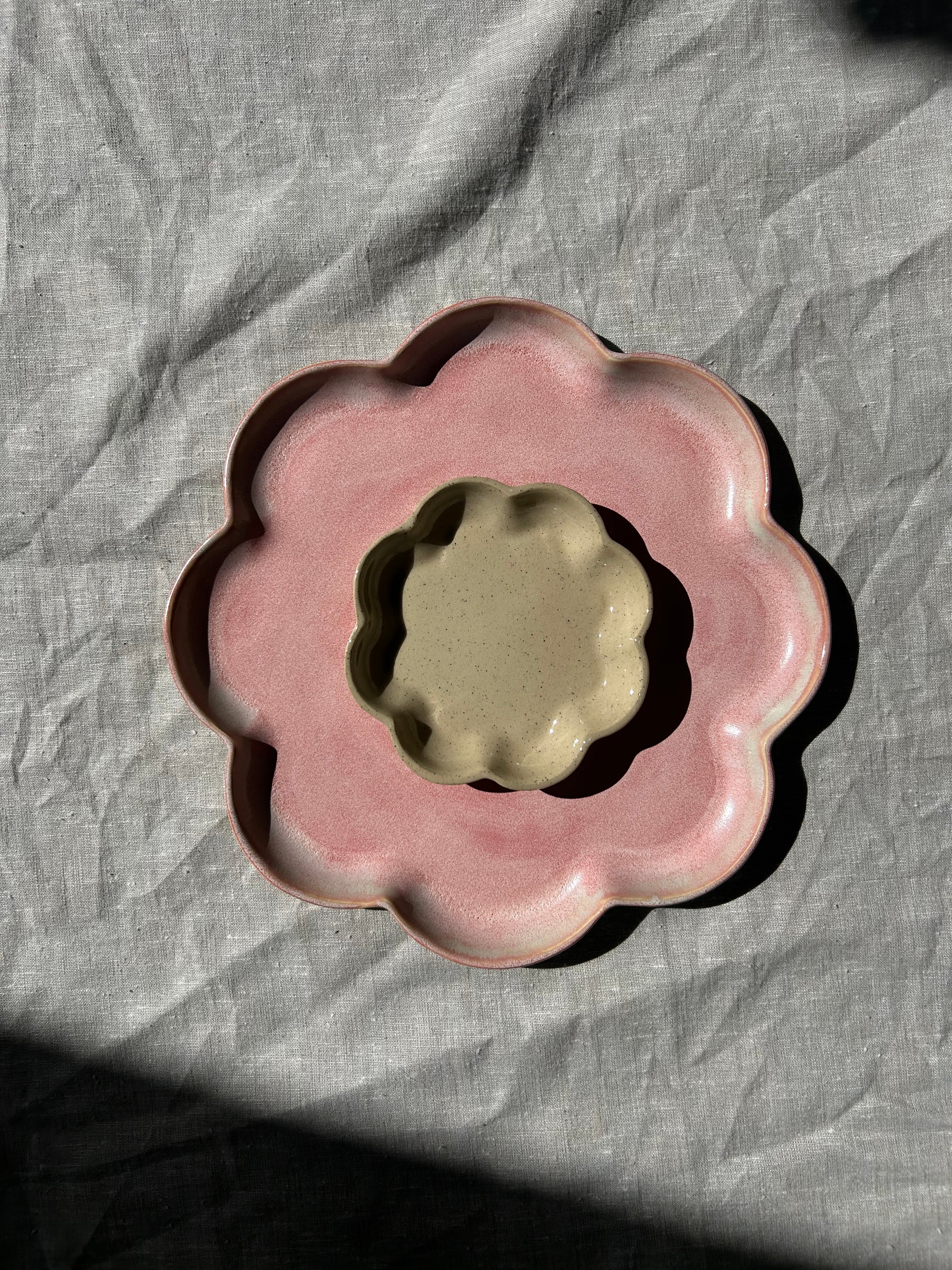 Flower Chip & Dip Platter
