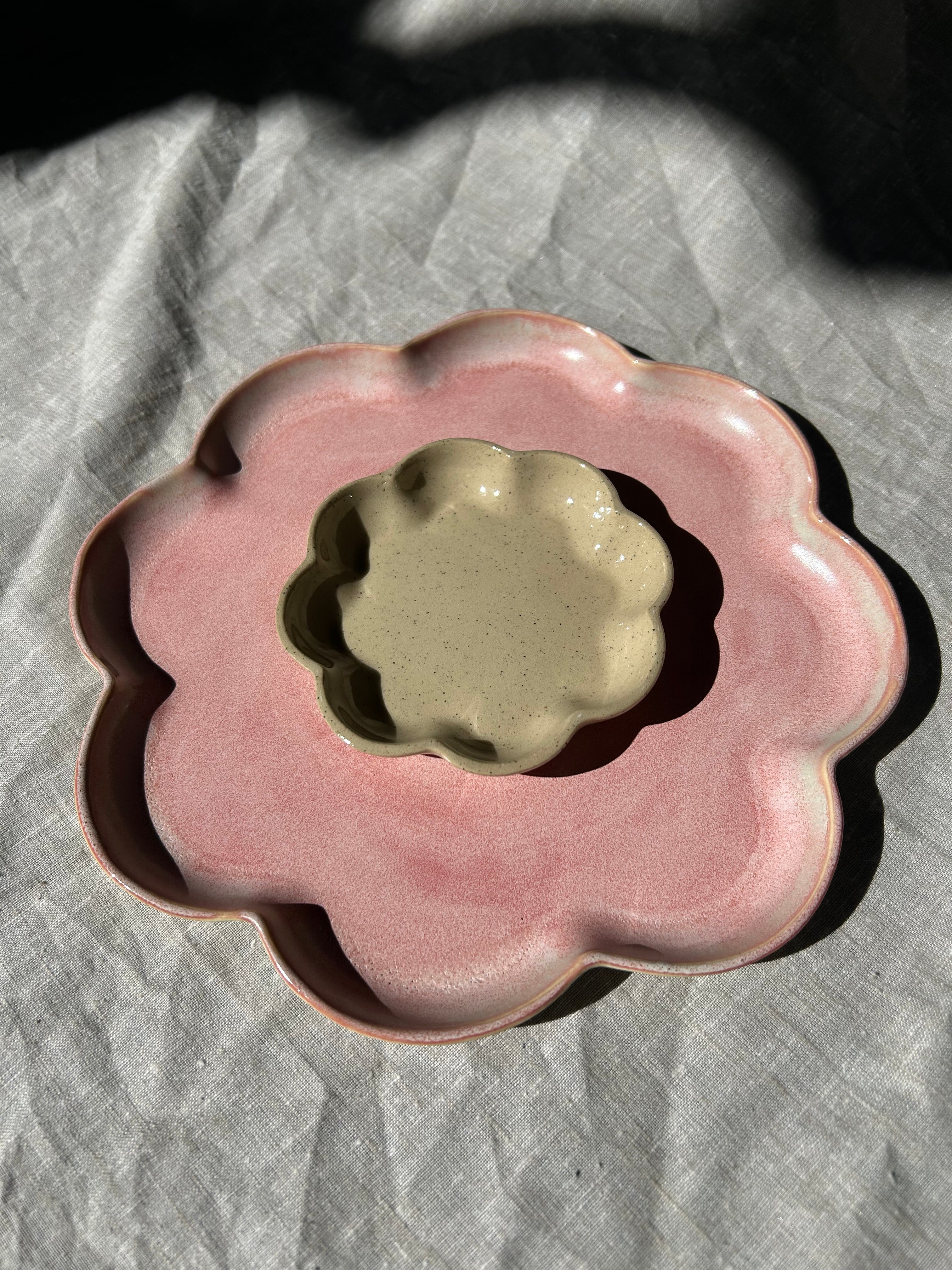 Flower Chip & Dip Platter