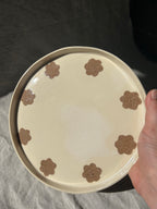 Nerikomi Flower Serving Platter