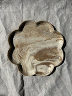 Marbled Flower Serving Platter